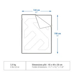 Quechua CAMPING SLEEPING BAG - ARPENAZ 10° DOUBLE 10 Quechua CAMPING SLEEPING BAG - ARPENAZ 10° DOUBLE -Outdoor Camping Equipment Store k02b0e6a024bd6f34cc72fd96f6c0e1b0