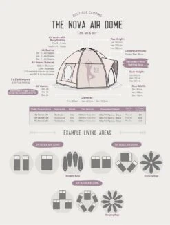 Nova Air Dome Tent 11 Nova Air Dome Tent -Outdoor Camping Equipment Store k0efb62f6c44ca5417c4d6375d785ca45