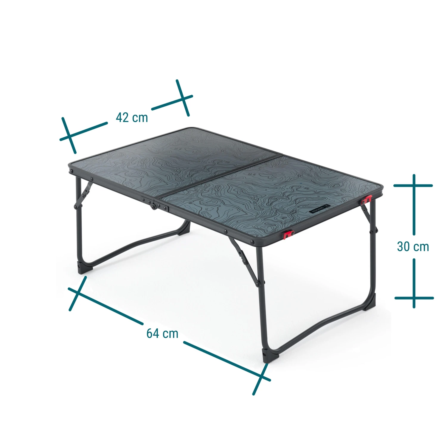 Quechua LOW FOLDING CAMPING TABLE - MH100 3 Quechua LOW FOLDING CAMPING TABLE - MH100 - Image 2