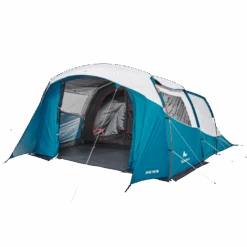 New Arrival 18 Quechua 5 Man Blackout Tent With Poles - Arpenaz 5.2 F&B