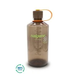 Nalgene 1L Narrow Mouth Sustain Water Bottle - Made From 50% Plastic Waste -Outdoor Camping Equipment Store k4266793f293933f445538586a0092830