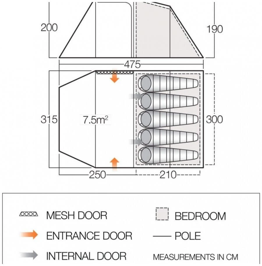 Vango Beta 550XL CLR 4 Vango Beta 550XL CLR - Image 2