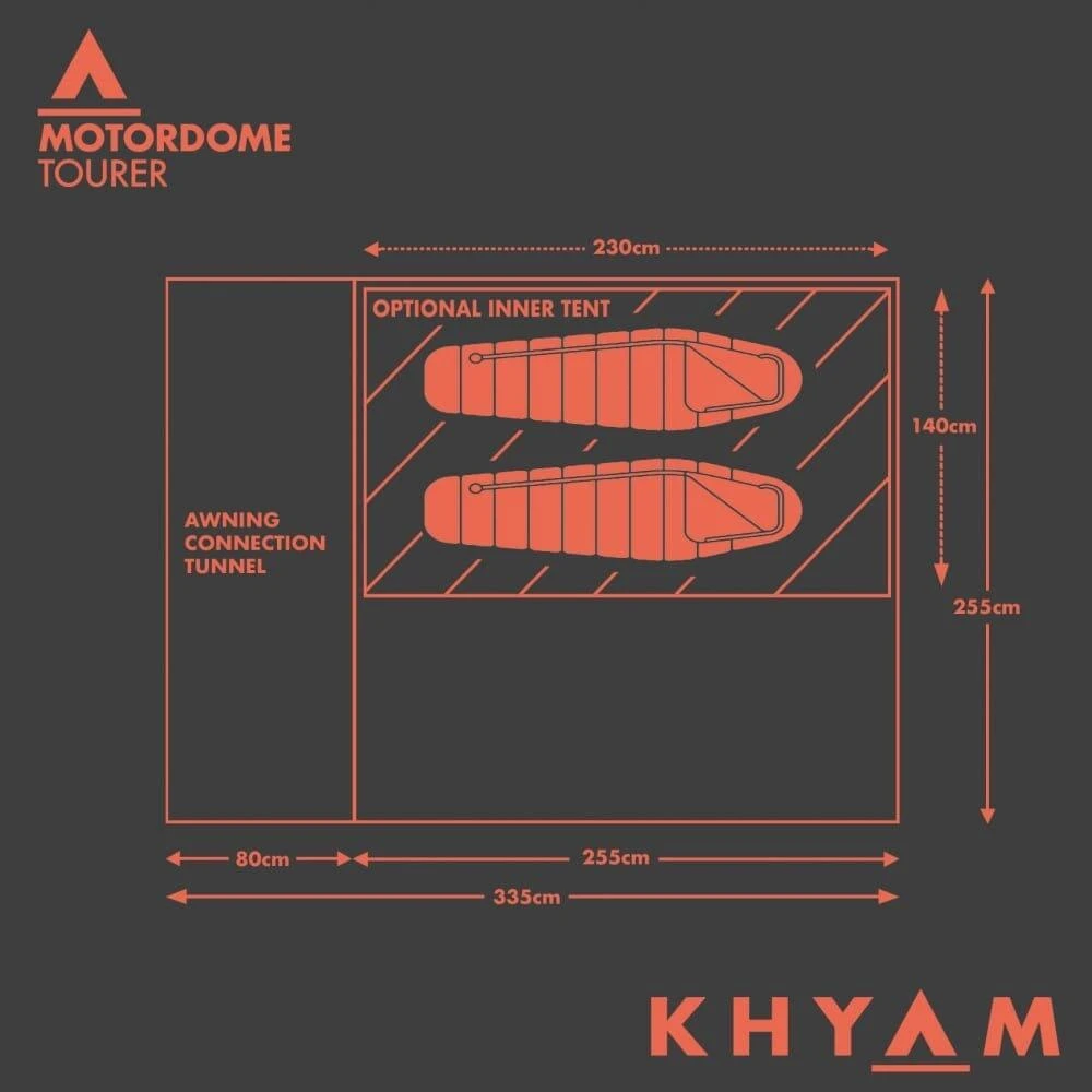 Motordome Tourer Lite Quick Erect Drive Away Awning 8 Motordome Tourer Lite Quick Erect Drive Away Awning - Image 6