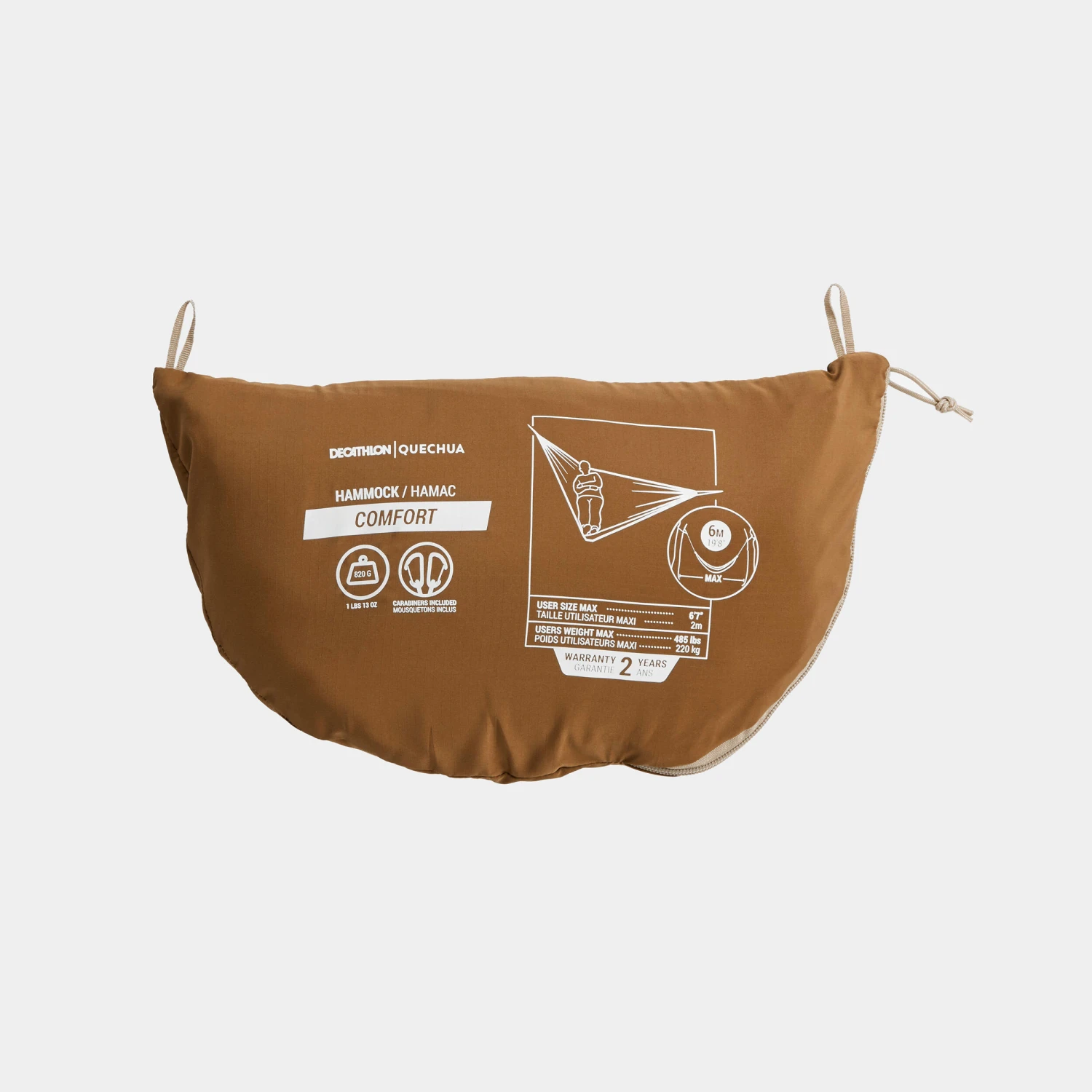 Quechua Two-person Hammock - Comfort 350 X 175 Cm 10 Quechua Two-person Hammock - Comfort 350 X 175 Cm - Image 8