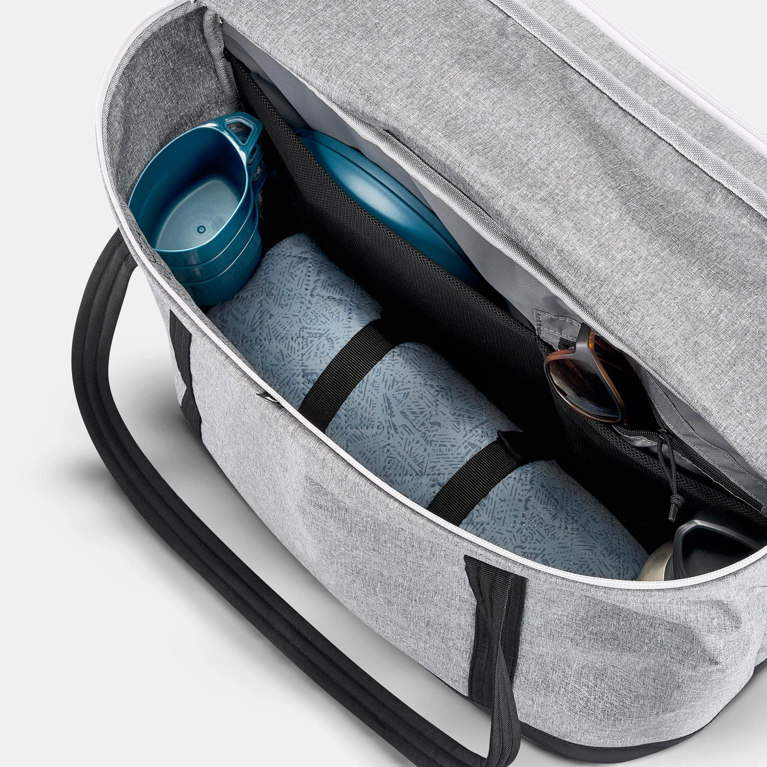 Quechua Isothermal Picnic Bag 40 Litres - 2 Compartments With Insulation 9 Quechua Isothermal Picnic Bag 40 Litres - 2 Compartments With Insulation - Image 7