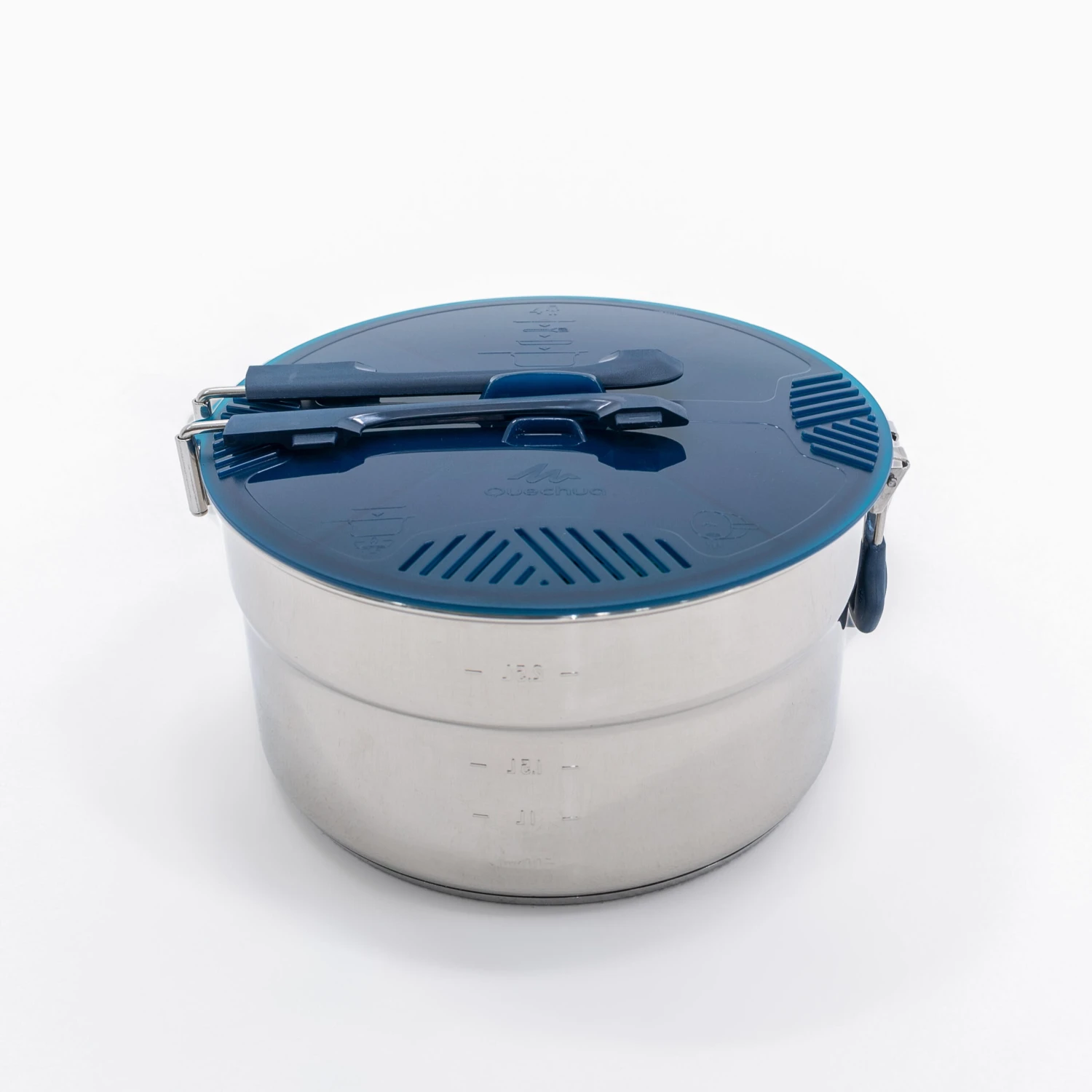 Quechua Hiker's Camping Stainless Steel Cooking Set MH100 4 Person (2.6 L) 5 Quechua Hiker's Camping Stainless Steel Cooking Set MH100 4 Person (2.6 L) - Image 3