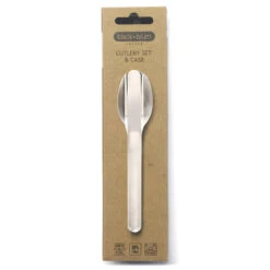 Black+Blum Stainless Steel Cutlery Set With Case Grey -Outdoor Camping Equipment Store k8d9e7272ef1db3adf45a3320ebadbe12