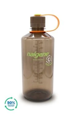 Nalgene 1L Narrow Mouth Sustain Water Bottle - Made From 50% Plastic Waste -Outdoor Camping Equipment Store kac438f71df381bef2611c29c3ce62370