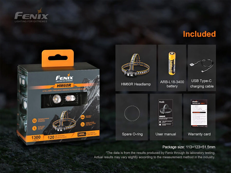 Fenix HM60R 1200 Lumen Rechargeable Headlamp 9 Fenix HM60R 1200 Lumen Rechargeable Headlamp - Image 7