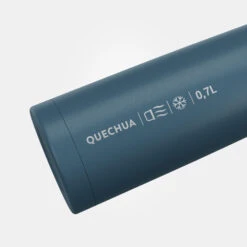 Quechua Stainless Steel Isothermal Hiking Bottle 0.7 Litre Blue -Outdoor Camping Equipment Store kcbcbb60b9f0211f76588fe98ee1ca0c6