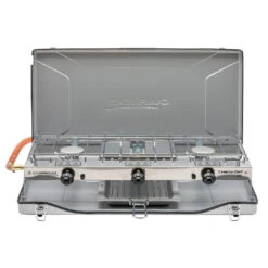 Campingaz Double Burner And Grill Chef Folding CV Stove -Outdoor Camping Equipment Store kccca63bc7b7609075d3a93872a06afa5