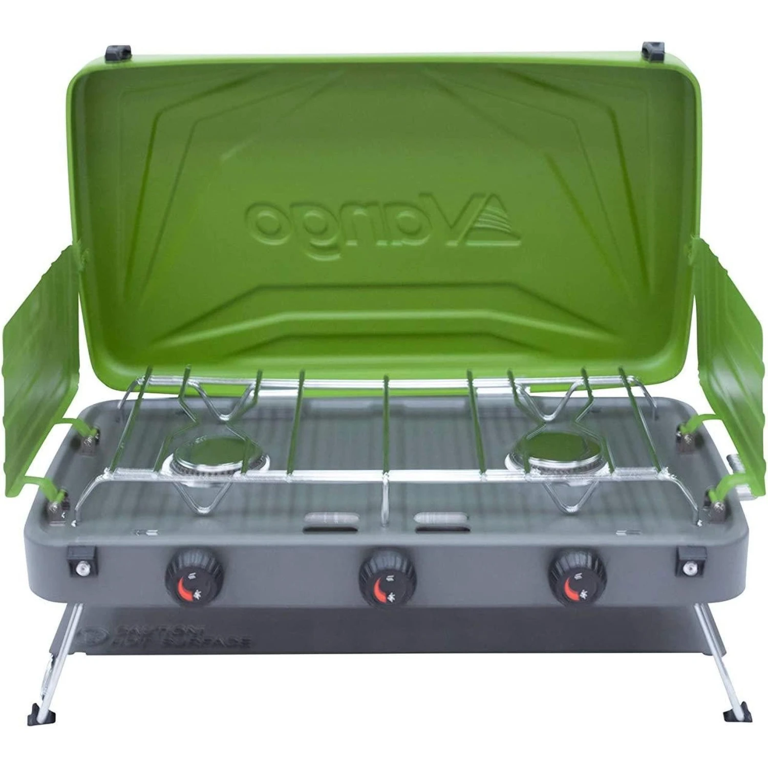Vango Combi Compact IR Grill For Camping Herbal Green 3 Vango Combi Compact IR Grill For Camping Herbal Green