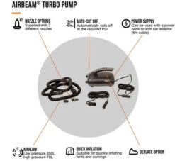 Vango Airbeam Turbo Pump - Powered Via 12V DC Car Supply 8 Vango Airbeam Turbo Pump - Powered Via 12V DC Car Supply -Outdoor Camping Equipment Store ke0bb534e814b80abd1e92b7141443164