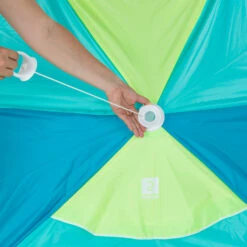 3-person Sun Shelter Beach Parasol UPF50+ Iwiko 180 - Blue Yellow -Outdoor Camping Equipment Store kf3b46ae99fd9026b2ba7d07ec8af48c5